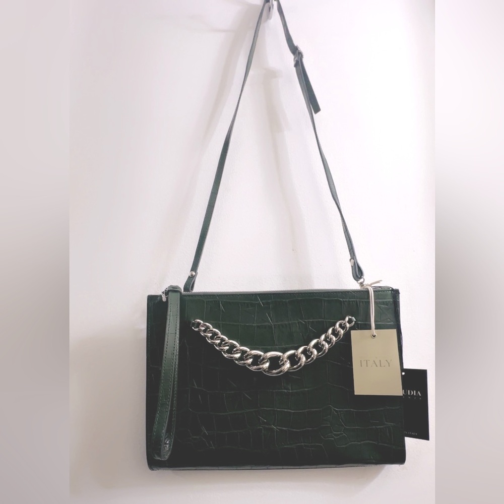 Claudia Firenze Green Crossbody Bag - Picture 3 of 8
